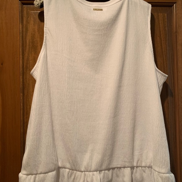 MICHAEL MICHAEL KORS LADIES WHITE BLOUSE LARGE NWT - Picture 4 of 16